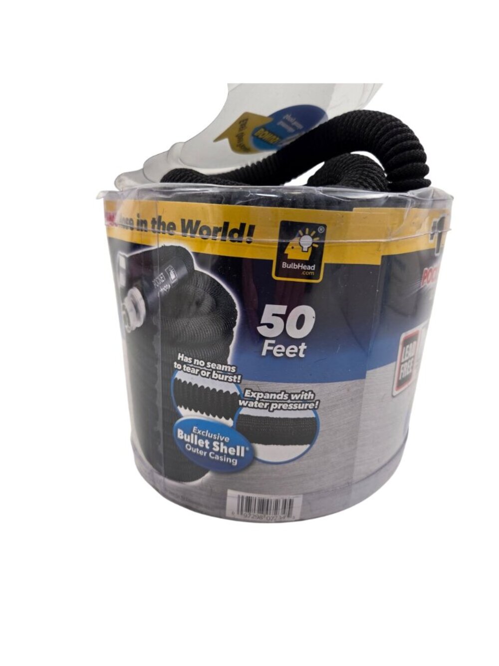 Pocket Hose Silver Bullet Expandable 50 Ft Garden No Kink Lightweight Garden - Picture 2 of 11